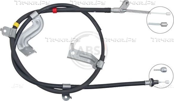 Трос ручника (тросик ручного тормоза) ABS. Артикул K10184