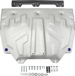 Защита алюминиевая Rival для картера и КПП (увеличенная) Mazda CX-5 I 2011-2017. Артикул 333.3817.1