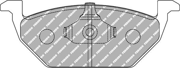 Тормозные колодки FERODO RACING DS2500. Артикул FCP1094H
