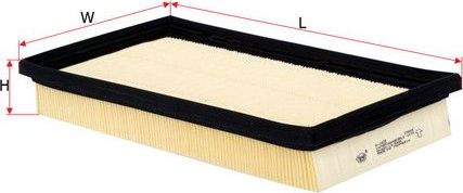 Воздушный фильтр Sakura. Артикул A-2924