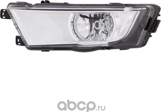 Фара противотуманная левая SKODA OCTAVIA 2013 CHROME (TYC). Артикул 19-c350-a1-2b