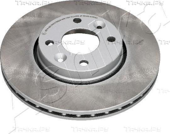 Тормозной диск ASHIKA передний для Renault Clio III 2005-2014. Артикул 60-00-013C