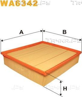 Воздушный фильтр WIX Filters. Артикул WA6342