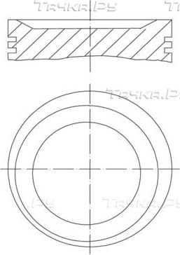 Поршень Mahle для BMW 3 IV (E46) 1997-2002. Артикул 083 10 02