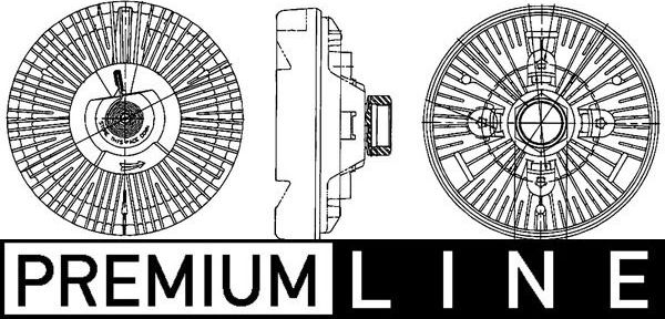 Муфта (вискомуфта) вентилятора Mahle Premium для Land Rover Range Rover II 1994-2002. Артикул CFC 202 000P
