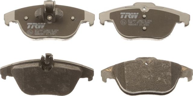 Тормозные колодки TRW задние для Mercedes-Benz GLK-Класс I (X204) 2008-2015. Артикул GDB2051