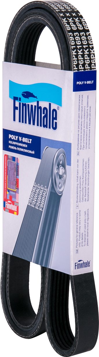 Приводной ремень поликлиновой Finwhale. Артикул BP6PK1693