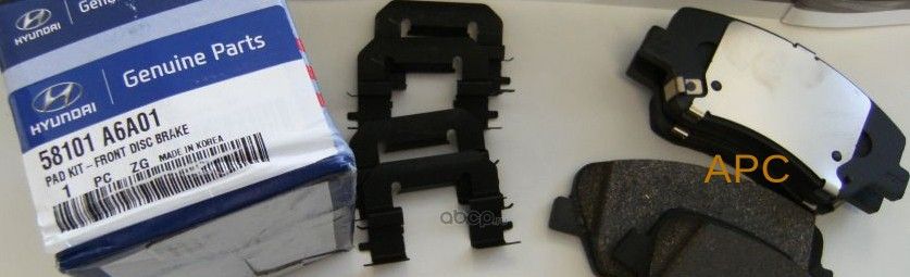 Тормозные колодки Hyundai / KIA. Артикул 58101A6A01