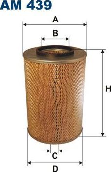 Воздушный фильтр Filtron. Артикул AM 439