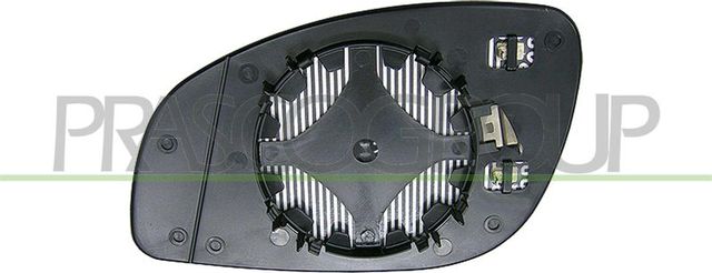 Зеркальное стекло бокового зеркала Prasco правое для Opel Vectra C 2002-2005. Артикул OP0567513