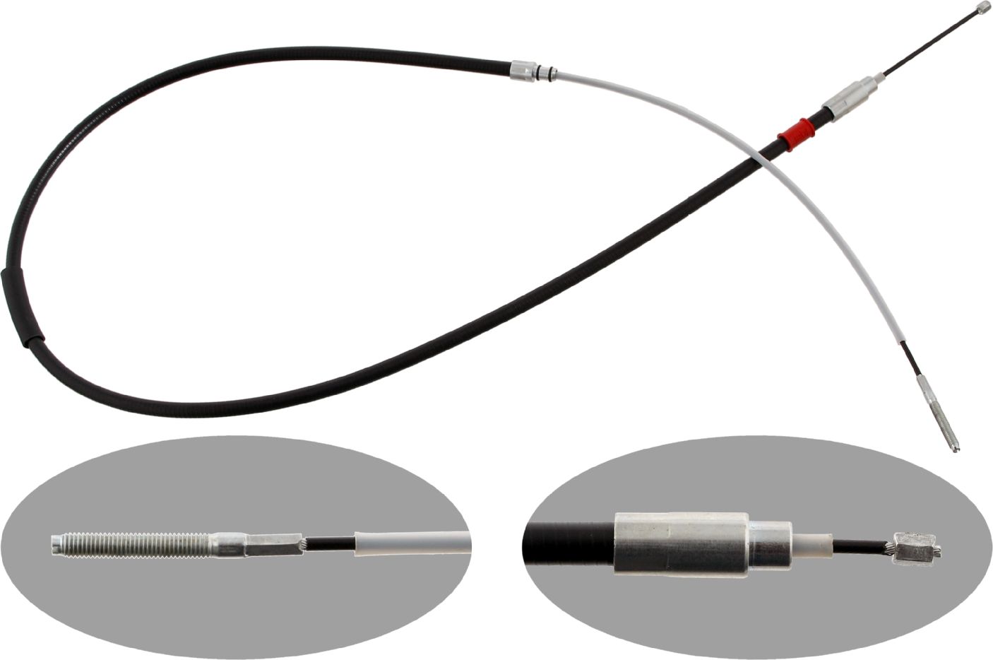 Трос ручника (тросик ручного тормоза) Febi Bilstein. Артикул 28737