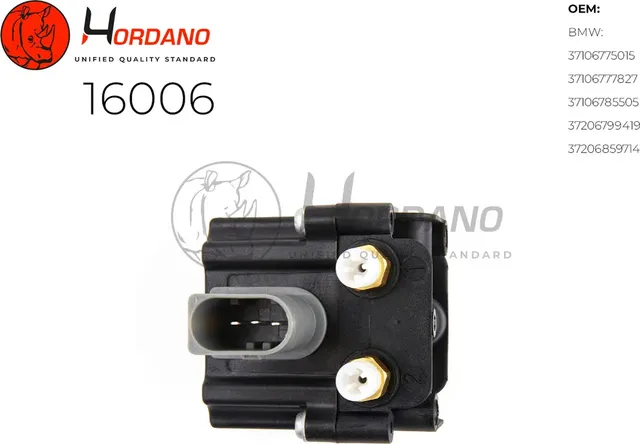 Блок клапанов пневмоподвески (Hordano). Артикул 16006