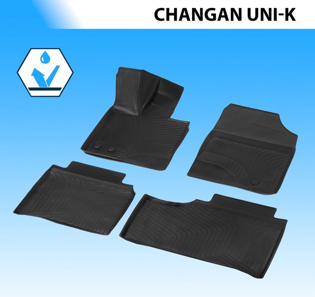 Коврики Rival для салона Changan UNI-K 2022-2026. Артикул 18903001