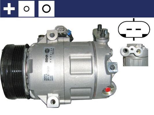 Компрессор кондиционера Mahle Behr для Opel Astra G 1998-2009. Артикул ACP 62 000S