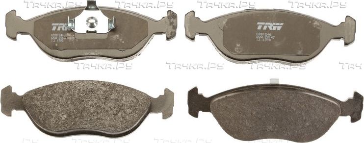 Тормозные колодки TRW передние для Volvo 460 1989-1996. Артикул GDB1246