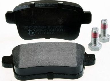 Тормозные колодки Denckermann. Артикул B111020