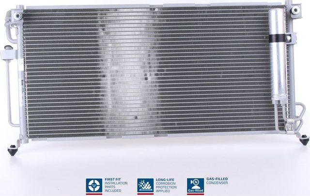 Радиатор кондиционера (конденсатор) Nissens (алюминий). Артикул 94748