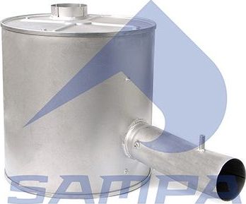 Глушитель Sampa для DAF XF 95 1997-2002. Артикул 050.451