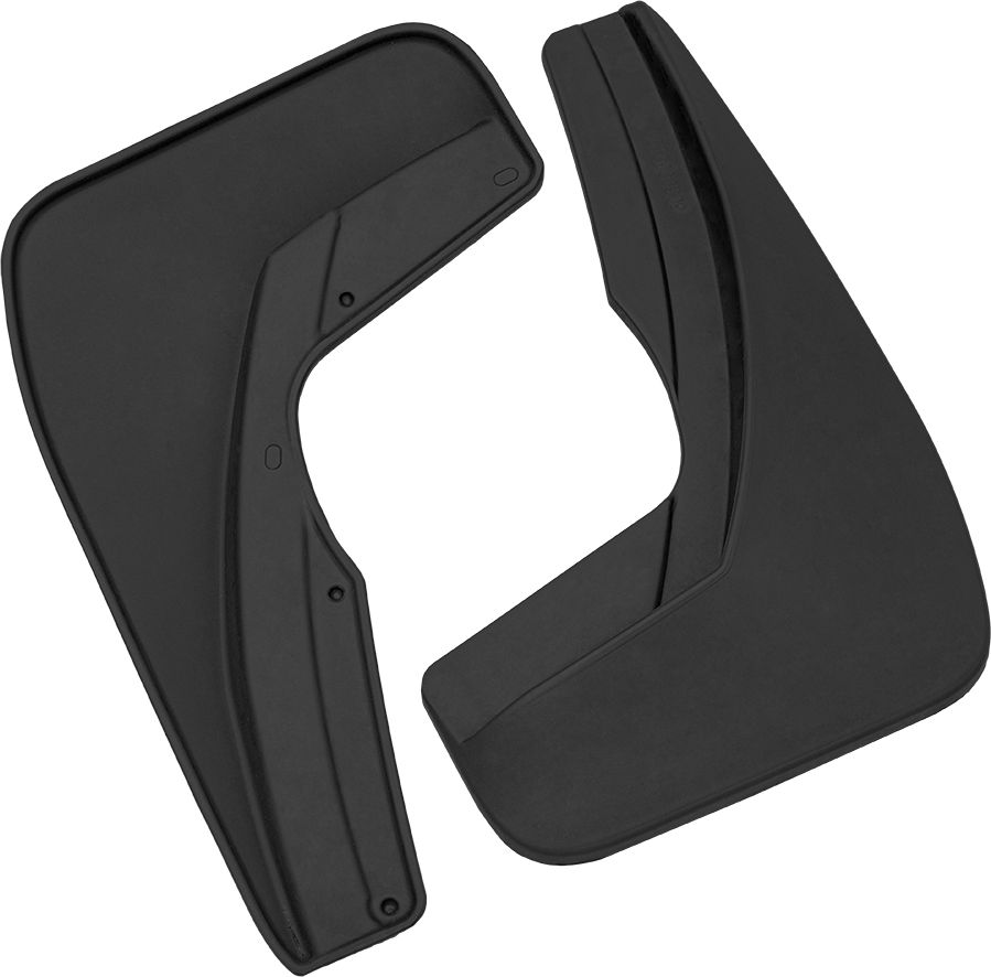 Брызговики Rezkon резиновые задняя пара для Skoda Kodiaq 2017-2026. Артикул 6030030190