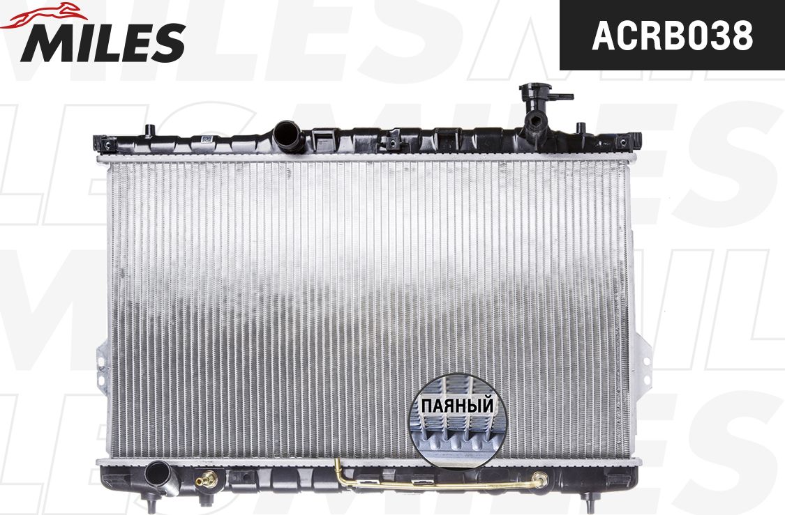 Радиатор охлаждения двигателя Miles (алюминий). Артикул ACRB038