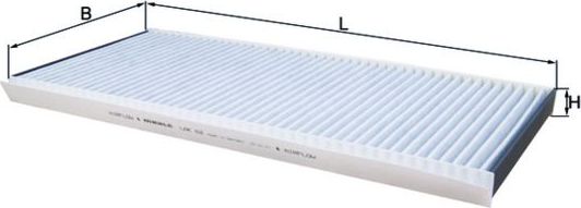 Салонный фильтр Mahle-Knecht для Land Rover Range Rover Sport I 2006-2013. Артикул LAK 62