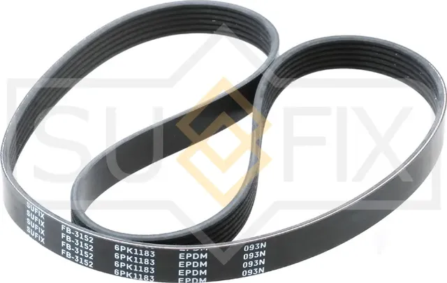 Ремень поликлиновый 6PK1183 (Sufix). Артикул FB3152