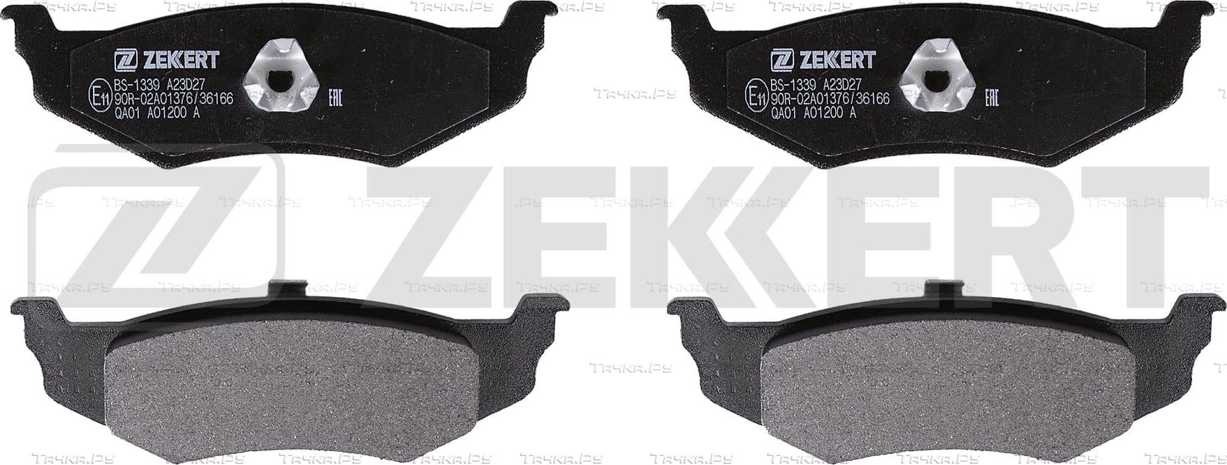 Тормозные колодки Zekkert задние для Dodge Avenger I 1994-2000. Артикул BS-1339