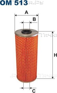 Масляный фильтр Filtron. Артикул OM 513