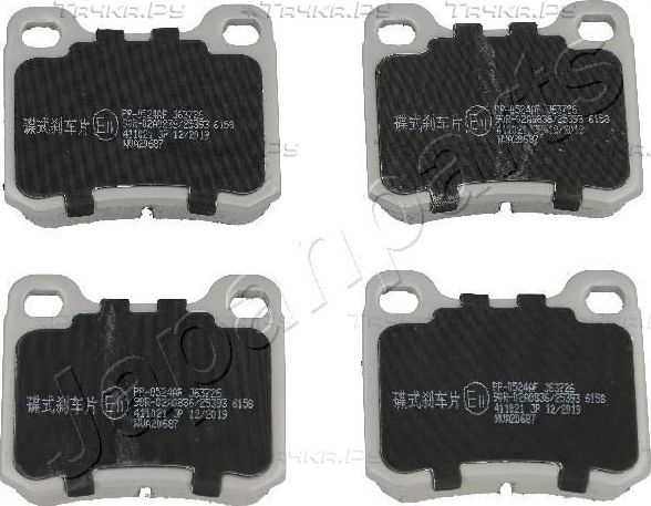 Тормозные колодки Japanparts. Артикул PP-0524AF