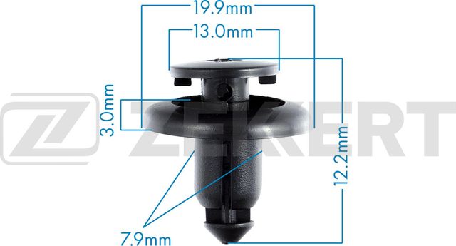 Клипса Zekkert. Артикул BE-2521