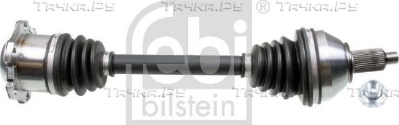 Полуось (привод в сборе, приводной вал) Febi Bilstein передняя левая для Volkswagen Polo IV 2001-2009. Артикул 181993