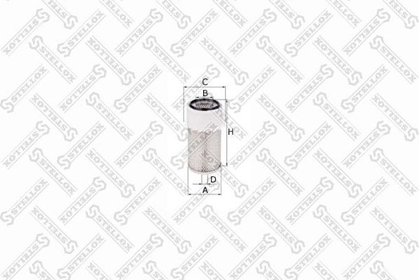 Воздушный фильтр Stellox. Артикул 81-21043-SX