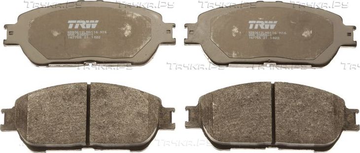 Тормозные колодки TRW. Артикул GDB3612