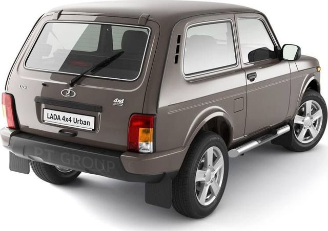 Защита порогов PT Group с накладками d76 для Lada 4x4 2121 1995-, 4х4 Urban 2015-2026. Артикул LNI220303