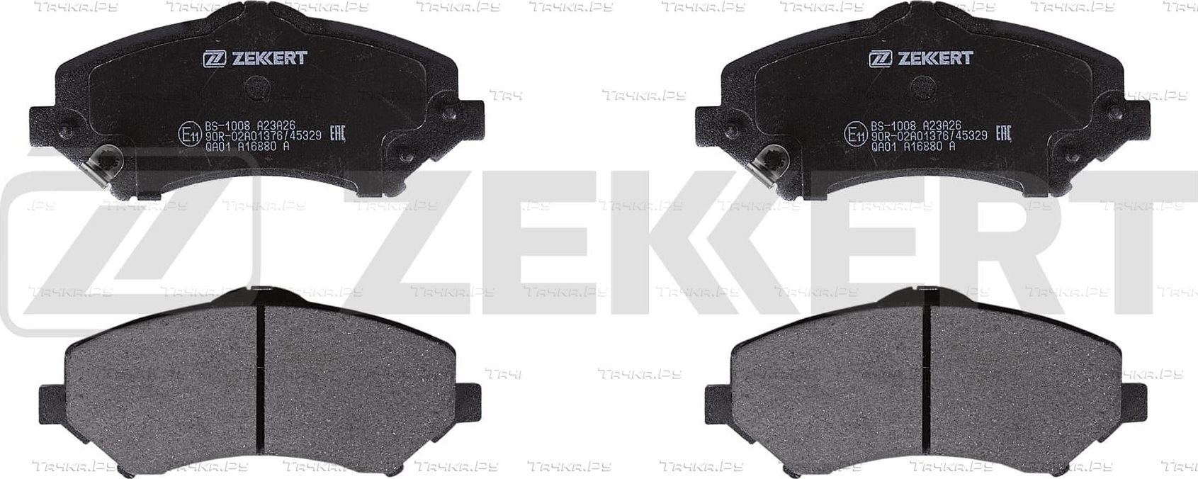 Тормозные колодки Zekkert передние для Jeep Cherokee III (KJ) 2003-2008. Артикул BS-1008