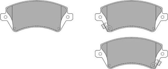 Тормозные колодки Fremax. Артикул FBP-1227