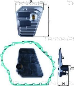 Фильтр АКПП Mahle для Audi A4 II (B6) 2000-2004. Артикул HX 167D