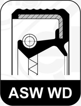 Сальник, уплотнительное кольцо Elring задний для Renault Premium I 1996-2006. Артикул 081.570