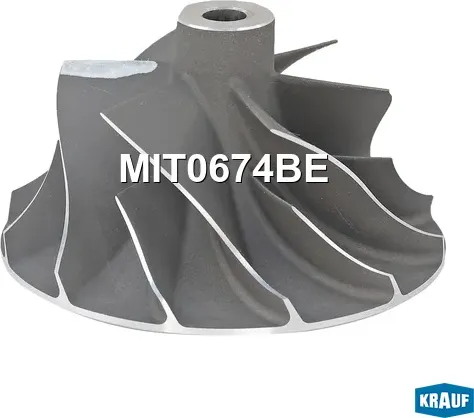 Крыльчатка турбокомпрессора Krauf. Артикул MIT0674BE