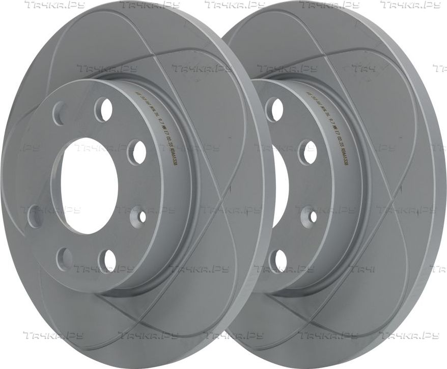 Тормозной диск ATE PowerDisc передний для Opel Astra F 1991-1998. Артикул 24.0313-0161.1