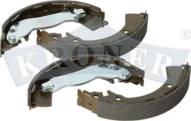 Тормозные колодки барабанные, задние, HYUNDAI Solaris KIA Rio III (Kroner) Kroner. Артикул K001112
