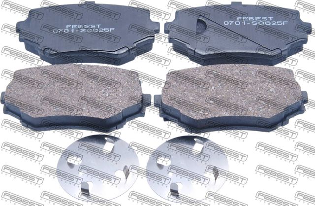 Тормозные колодки Febest передние для Suzuki Vitara I 1994-1999. Артикул 0701-SQ625F