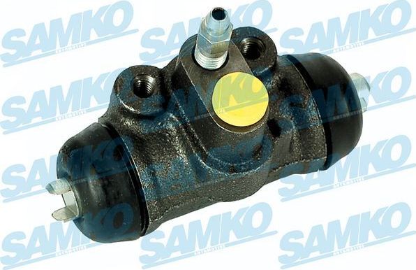 Тормозной цилиндр Samko (Серый чугун) задний для Mazda 323 III (BF) 1985-1987. Артикул C23851