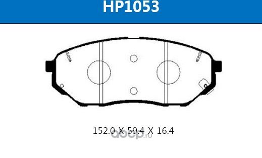 Колодки KIA SORENTO 14 (HSB). Артикул HP1053