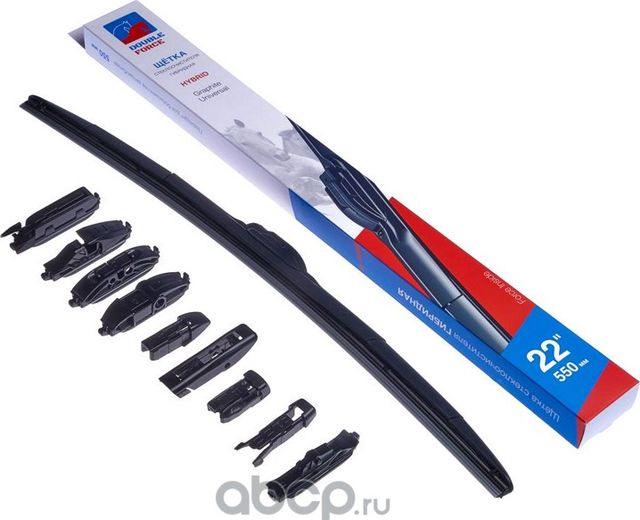 Щетка гибридная всесезонная DOUBLE FORCE DFHY22 (550мм) Double Force. Артикул DFHY22