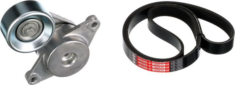 Приводной ремень поликлиновой с роликами (комплект) Gates Micro-V® UNIQUE FIT. Артикул K016PK1098XS