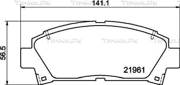Тормозные колодки Hella Pagid. Артикул 8DB 355 016-721