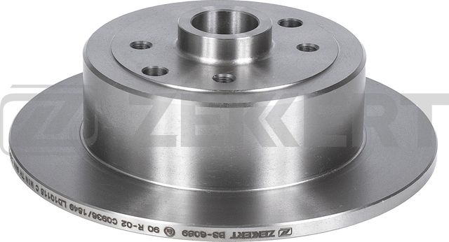 Тормозной диск Zekkert задний для Opel Vectra A 1988-1995. Артикул BS-6089
