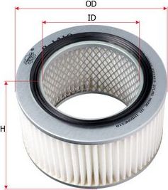 Воздушный фильтр Sakura. Артикул A-1410