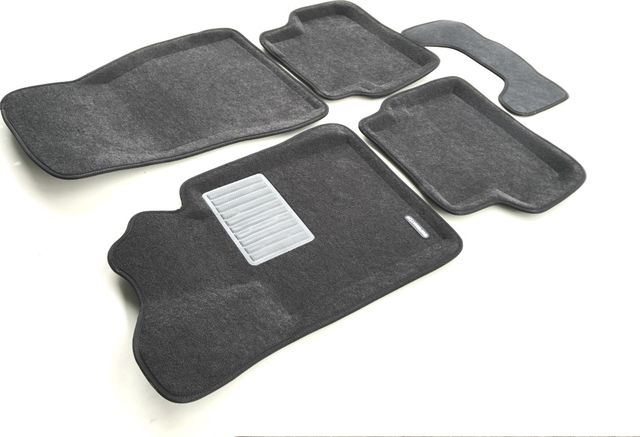 Коврики текстильные Euromat 3D Business для салона BMW 5 G30 2017-2023 Темно-серые. Артикул EMC3D-001219G